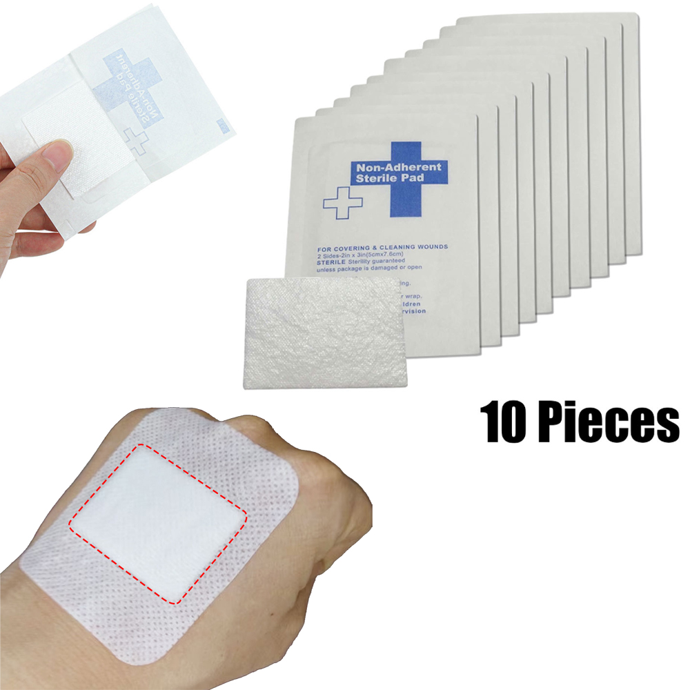Medical Tape - 10 조각 5*7.5cm 100% 면 방수