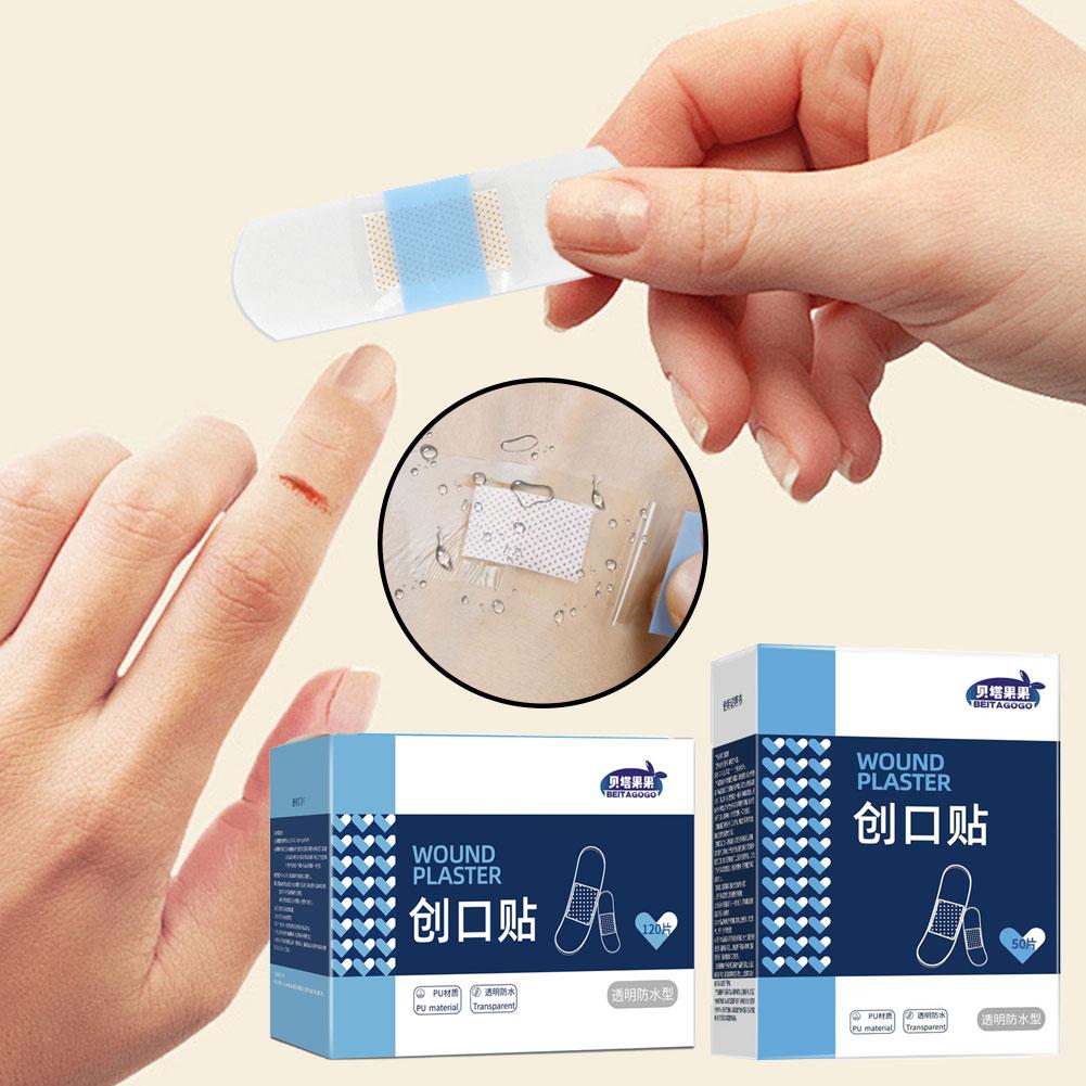 Medical Tape - 50/120/170PCS 방수 밴드 에이드 상처 드레싱