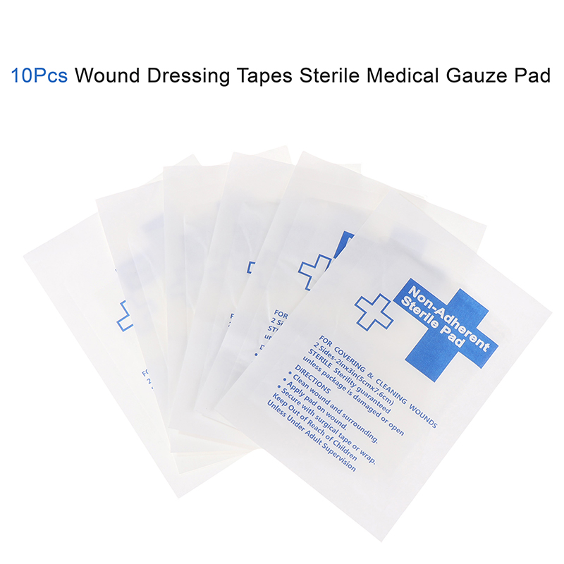 10개입 방수 거즈 패드, 접착성 없는 패드, 응급 처 - Medical Tape 리뷰 및 가격