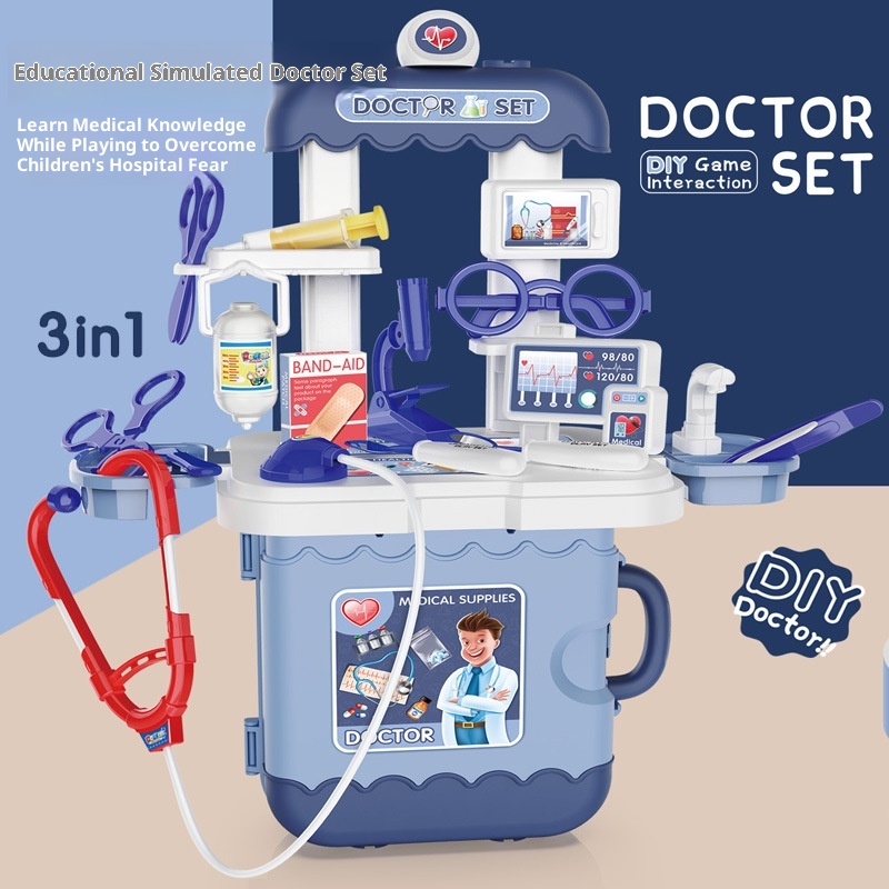 3 in 1 DIY 의사놀이 세트 (청진기, 의료 도구 - Stethoscope 리뷰 및 가격