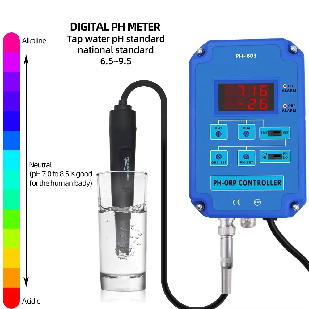 PH-803 디지털 2채널 PH/ORP 산화환원 전압  - Thermometer Digital 리뷰 및 가격